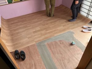 榛東村　畳→フローリング貼替え工事〈リリカラ　住まいるケアフロア〉
