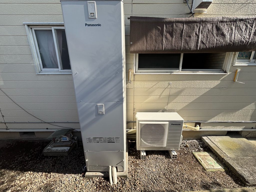 渋川市　エコキュート工事〈Panasonic  エコキュート  Sシリーズフルオート  460ℓタイプ  HE-S46LQS〉