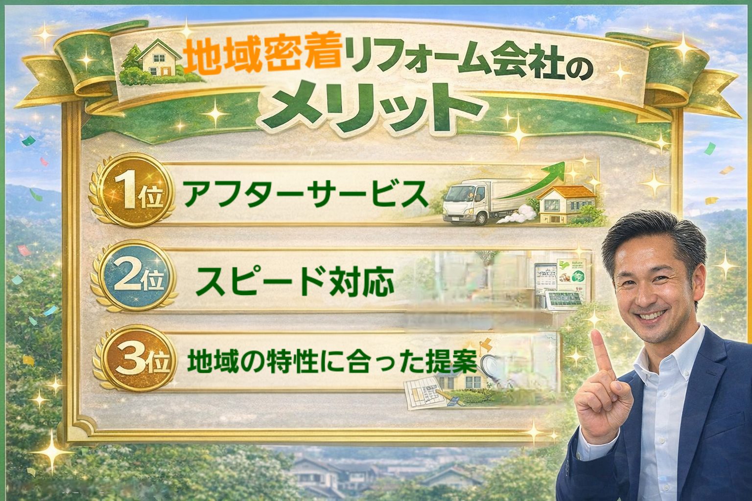 地域密着リフォーム会社のメリットとは？安心して任せられる理由を解説