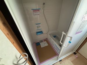 渋川市　浴室工事〈タカラ　システムバス　グランスパ　S1216サイズ〉