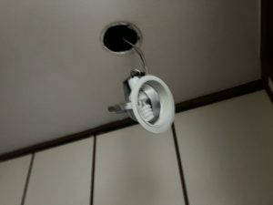 渋川市　浴室照明交換工事〈オーデリック　OW　269　011NR　昼白色〉