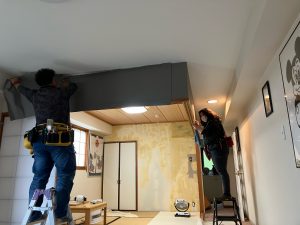 東吾妻町　マンション漏水被害工事