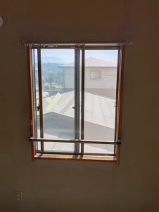 渋川市　2F和室内窓工事：中古住宅改修工事