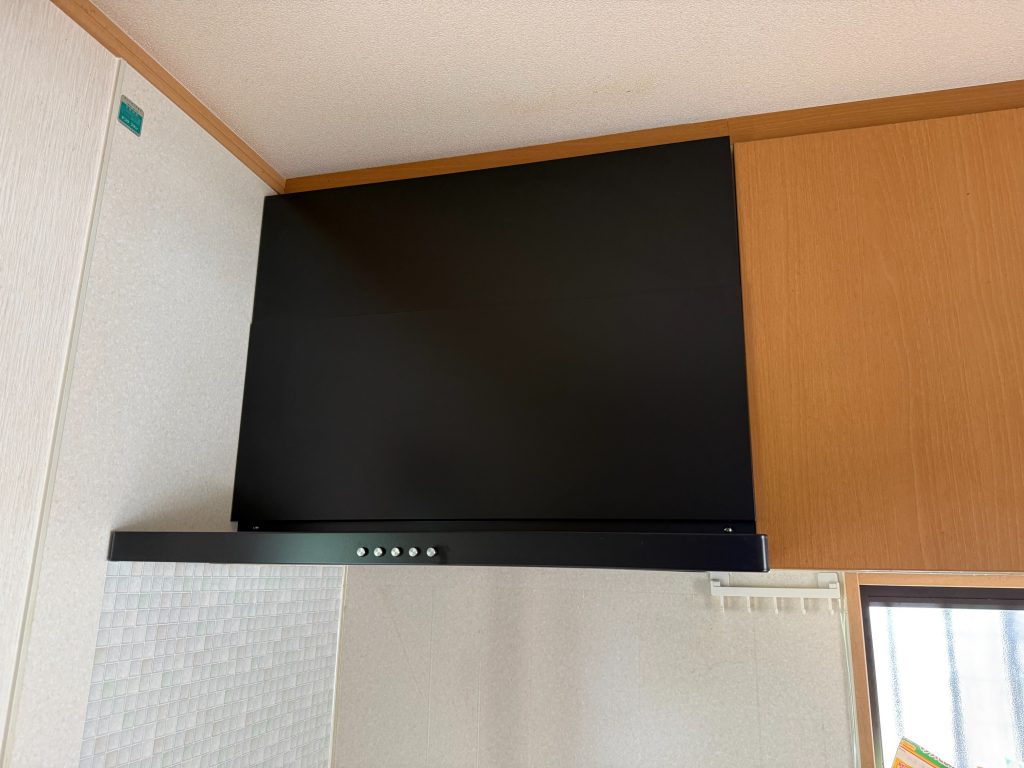 高崎市　A様邸　レンジフード工事〈パロマ　レンジフード　WNBS-Cシリーズ〉