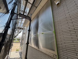 渋川市　外壁塗装・軒天修理工事〈日本ペイント　ケンエースG-Ⅱ〉