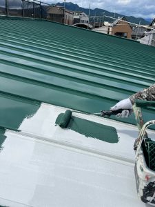 渋川市　１Ｆ・2Ｆ屋根塗装工事〈日本ペイント　サーモアイ〉