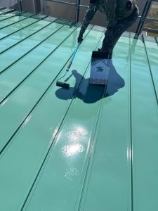 渋川市　１Ｆ・2Ｆ屋根塗装工事〈日本ペイント　サーモアイ〉