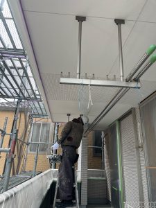 渋川市　外壁塗装・軒天修理工事〈日本ペイント　ケンエースG-Ⅱ〉