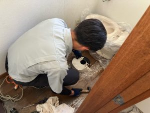 渋川市　2Fトイレ工事〈LIXILアメージュZ+シャワートイレD〉