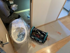 吉岡町　2Ｆトイレ工事〈TOTO　ＧＧＡ１　ホワイト〉