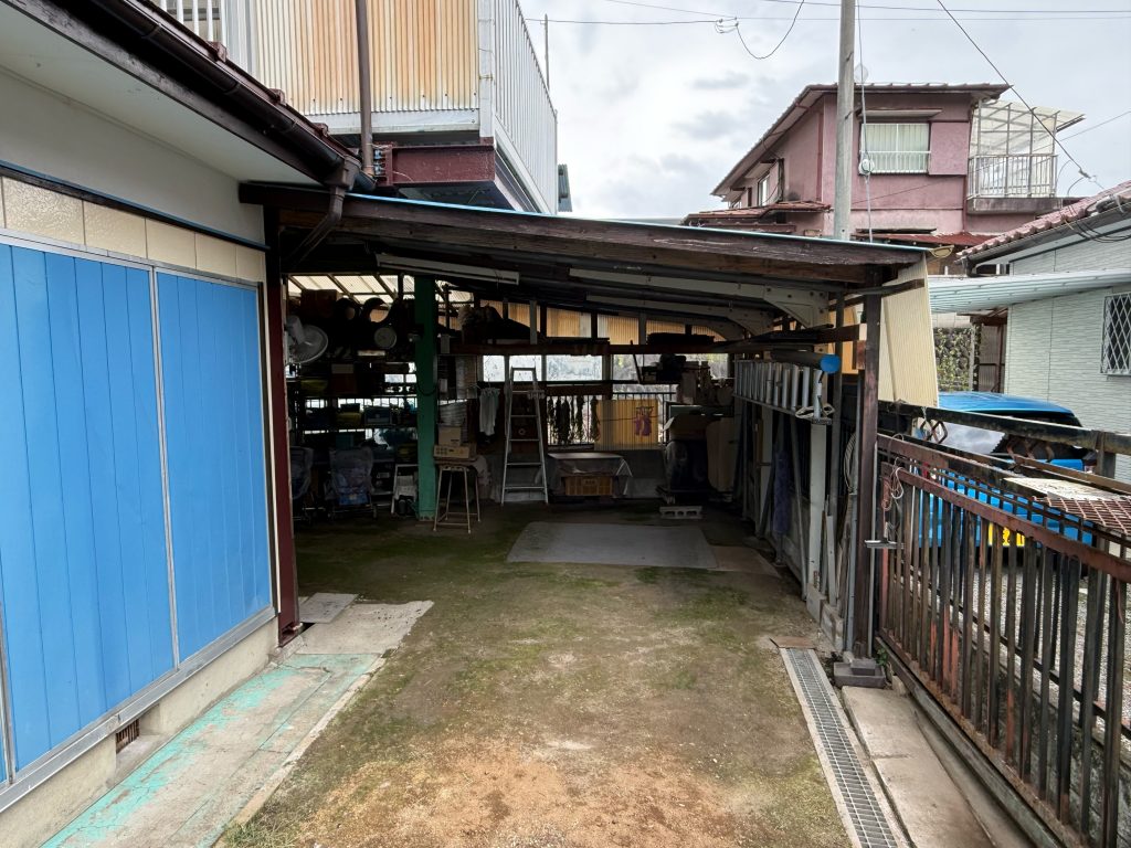 渋川市　カーポート・無線アンテナ撤去工事