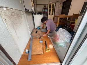 沼田市　キッチン工事〈LIXIL　セクショナルキッチン　GKシリーズ〉