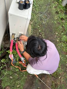 渋川市　石油給湯器工事〈ノーリツ　オート　4万キロ　OTQ-C4706SAYBL〉