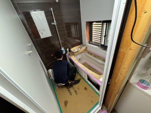 渋川市　浴室工事〈LIXIL  システムバス リデアM  1616(1坪)換気乾燥暖房機含む〉